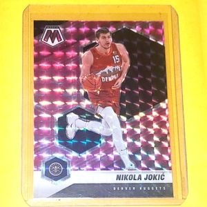 2020 Panini Prizm Nikola Jokic (The Joker) Pink Camo.